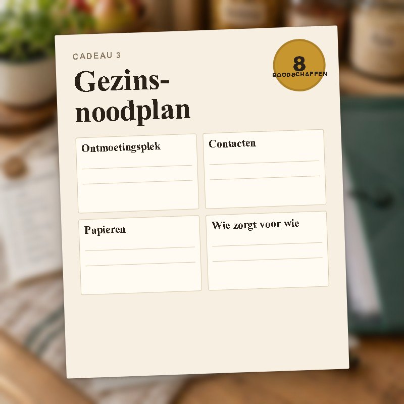 Gezinsnoodplan